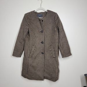 Ann Taylor houndstooth wool cost petite large